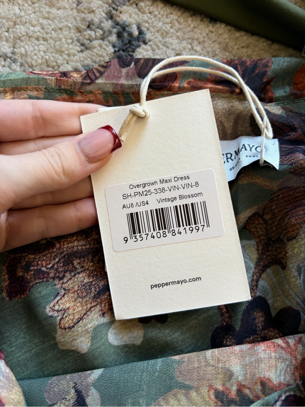 NWT Peppermayo Overgrown Maxi Dress - Picture 8 of 9
